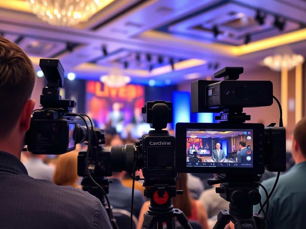 Transmisión en vivo realizada por productora audiovisual Bogotá